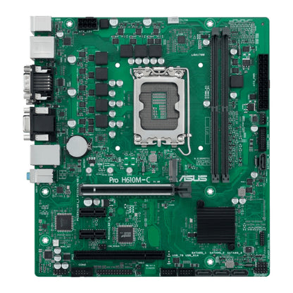 Osnovna plošča 1700 ASUS PRO H610M-C-CSM DDR5 PCI 32bit COM VGA DVI-D HDMI DisplayPort (90MB1AT0-M0EAYC)