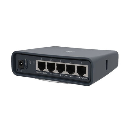Usmerjevalnik brezžični Mikrotik WiFi5 802.11ac AC750 433Mbit/s 3G/4G USB dongle dualband 5xLAN 2x notranja antena (RB952Ui-5ac2nD-TC)