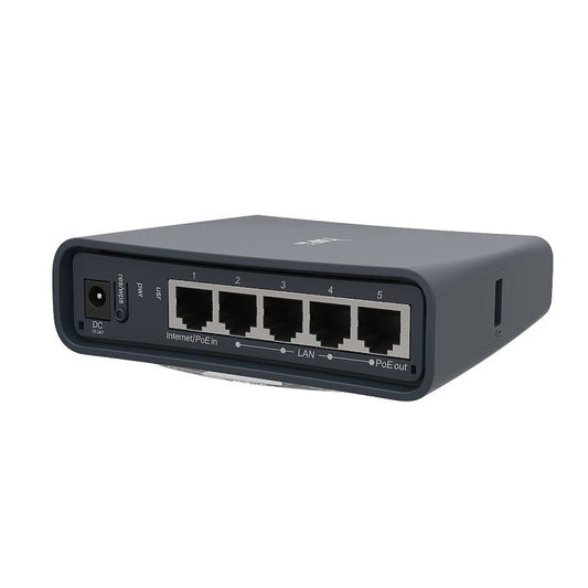 Usmerjevalnik brezžični Mikrotik WiFi5 802.11ac AC750 433Mbit/s 3G/4G USB dongle dualband 5xLAN 2x notranja antena (RB952Ui-5ac2nD-TC)