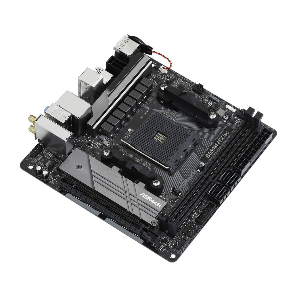 Osnovna plošča AM4 Asrock B550M-ITX/ac