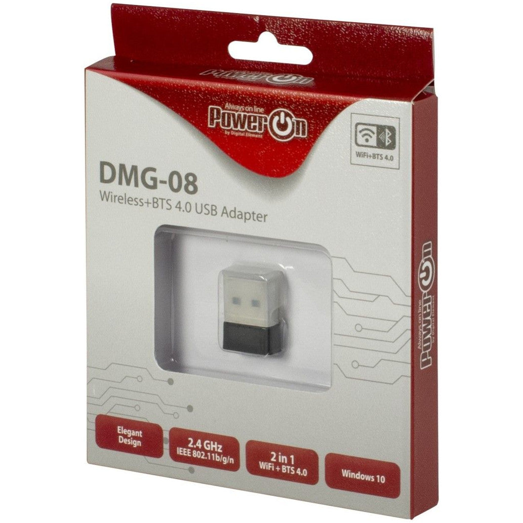 Brezžični mrežni adapter USB 2.0 Inter-Tech WiFi4 802.11n N150 150Mbit/s Nano BT 4.0 (88888150)