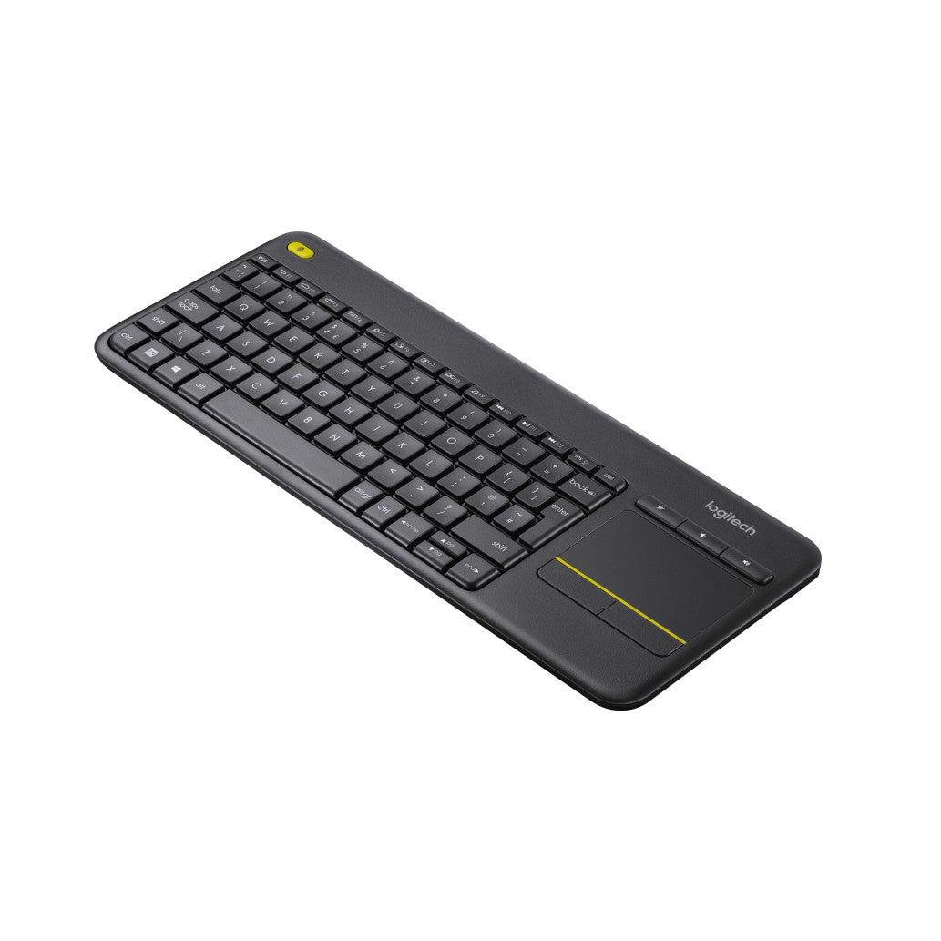 Tipkovnica brezžična Logitech K400 Plus | Slovenski nabor znakov črna + Touchpad (920-008385)