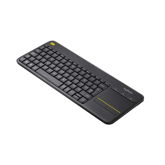 Tipkovnica brezžična Logitech K400 Plus | Slovenski nabor znakov črna + Touchpad (920-008385)