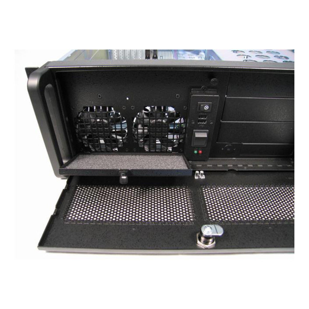 Ohišje Chieftec UNC-410S-B-U3 - Rack 4U Strežniško - črna