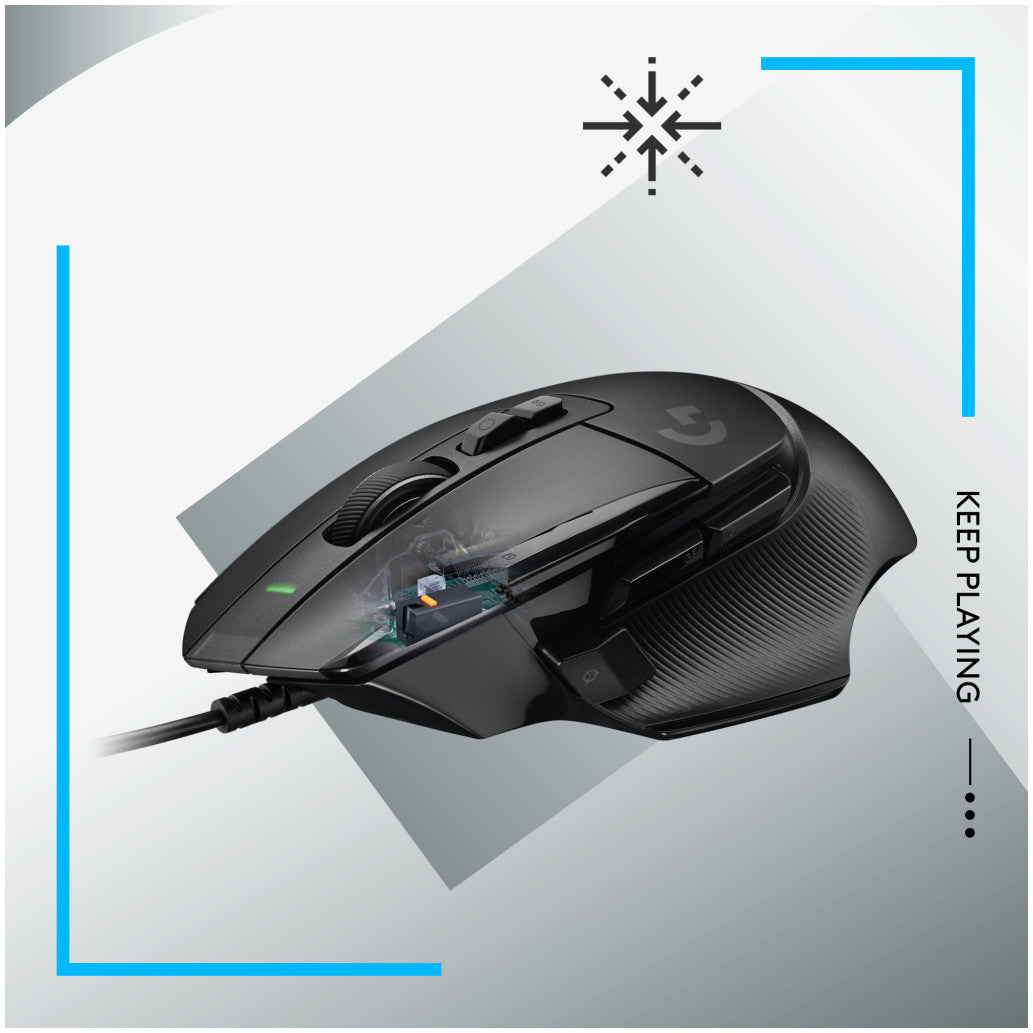 Gaming miška Žična Logitech G502 X , črna (910-006138)
