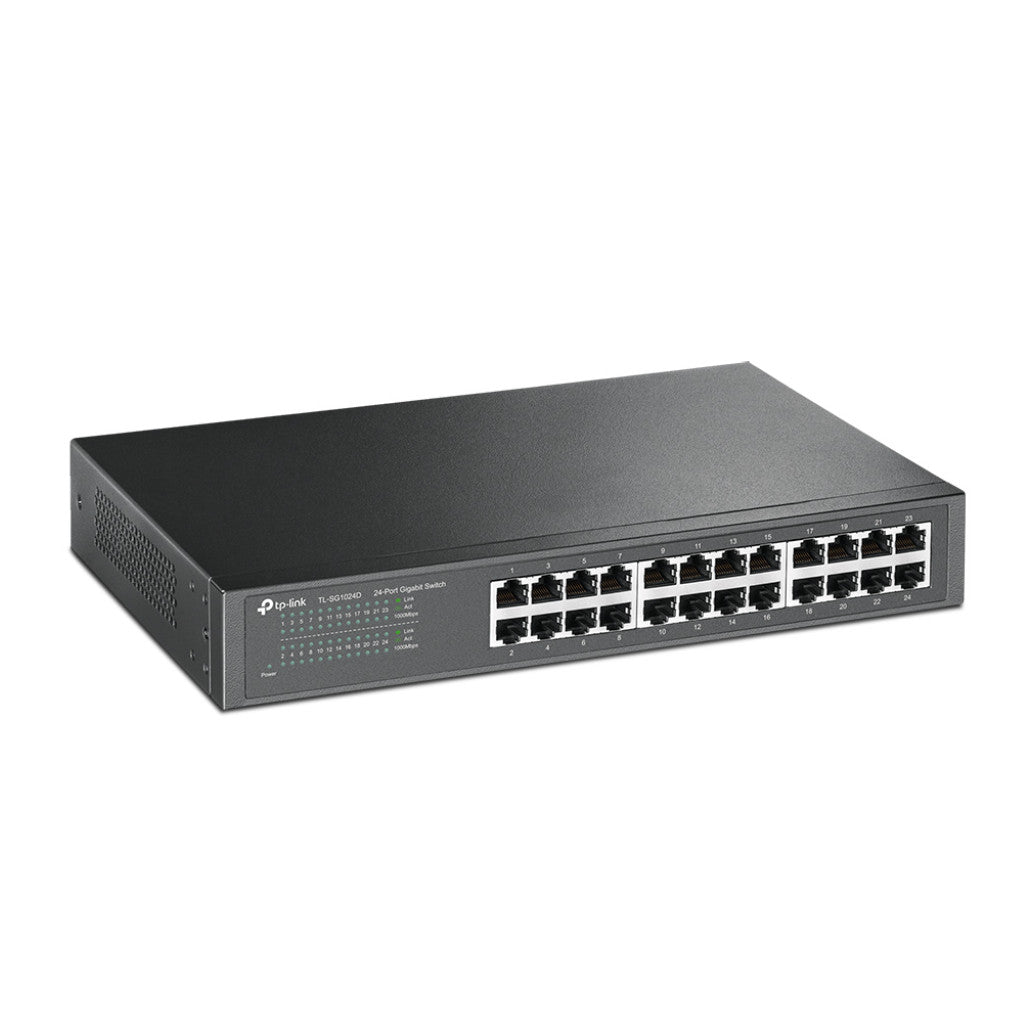 STIKALO 24-PORT TP-Link 100/1000 Rack (TL-SG1024D)