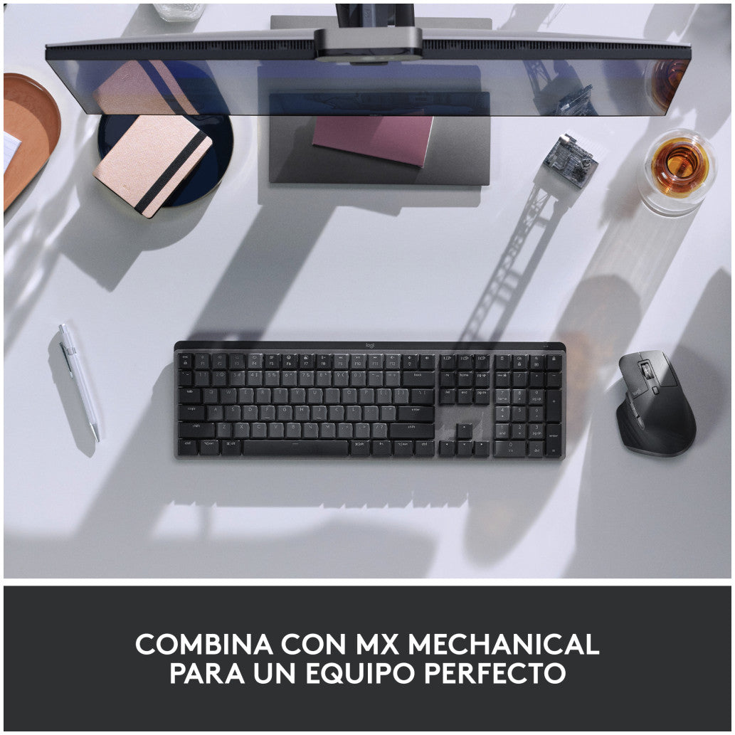 Miš brezžična + Bluetooth Logitech MX Master 3S Performance 8000DPI Unifying Bolt grafitna (910-006559)