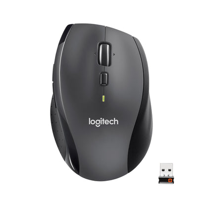 Miš brezžična ergonomska za desničarje Logitech M705 Marathon For Business 1000DPI nano temno siva (910-006034)