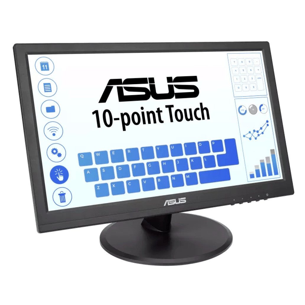 Monitor touch Asus 39,6 cm (15,6") VT168HR 1366x768 POS TN 5ms VGA HDMI USB