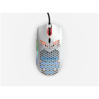 Gaming miška USB Glorious GO-GWHITE M, bela (GO-GWHITE)