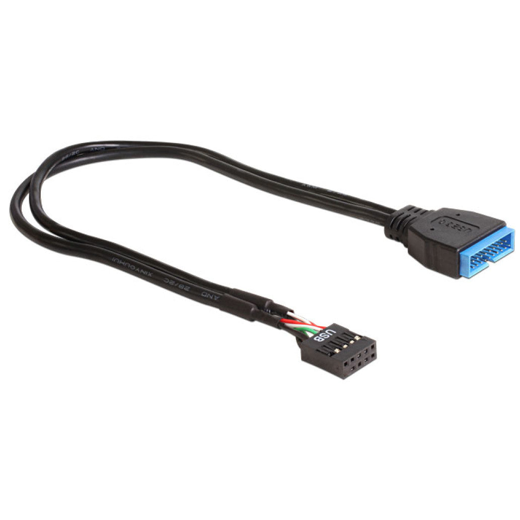 Adapter MB interni USB 3.0 (m) => USB 2.0 (ž) dolžina 30cm Delock (83281)