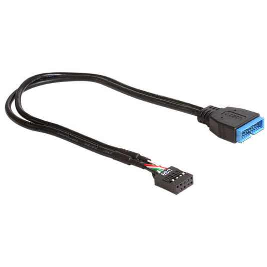Adapter MB interni USB 3.0 (m) => USB 2.0 (ž) dolžina 30cm Delock (83281)