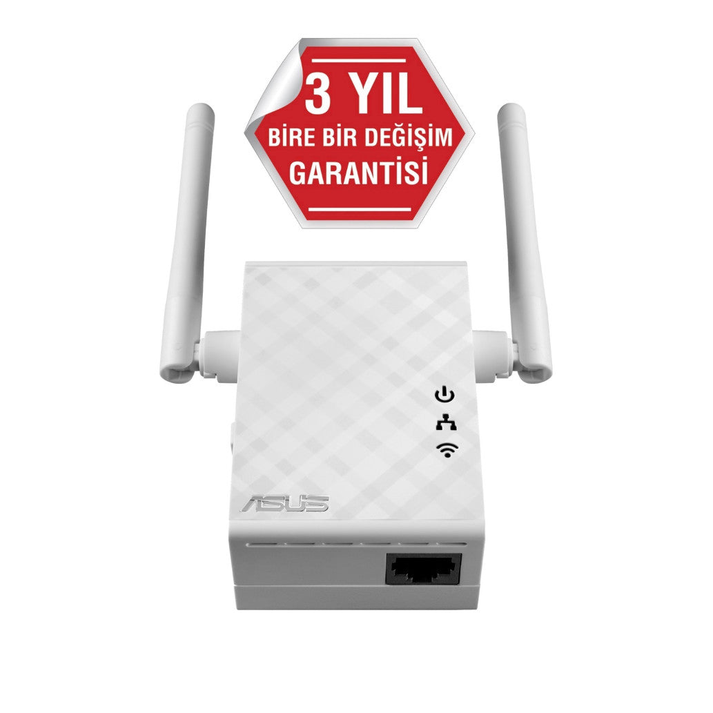 Razširitev brezžičnega omrežja Asus WiFi4 802.11n N300 300Mbit/s 1xRJ45 2x antena (RP-N12)