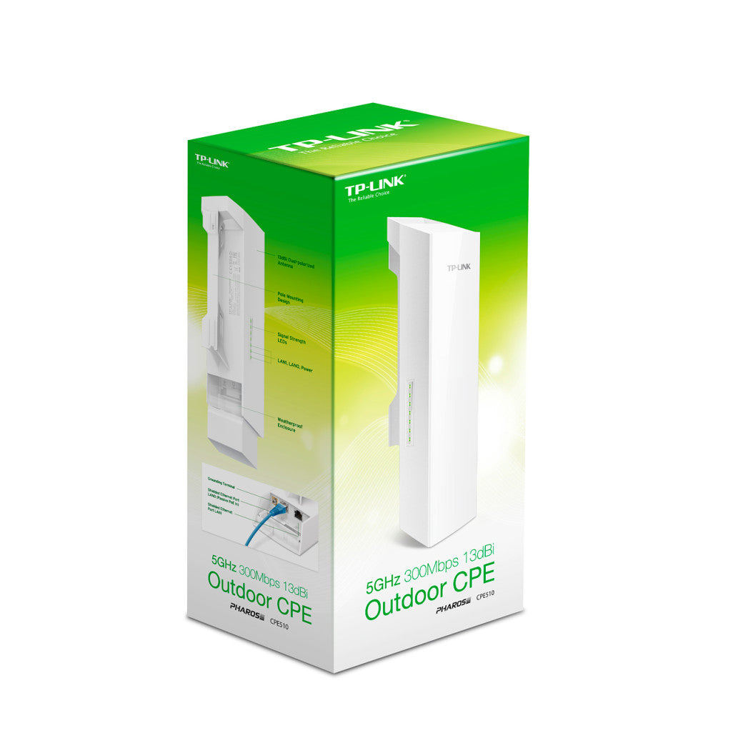 Dostopna točka TP-Link WiFi4 802.11n N300 300Mb/s MIMO PoE 1x notranja antena (TPLNC-CPE510_1)