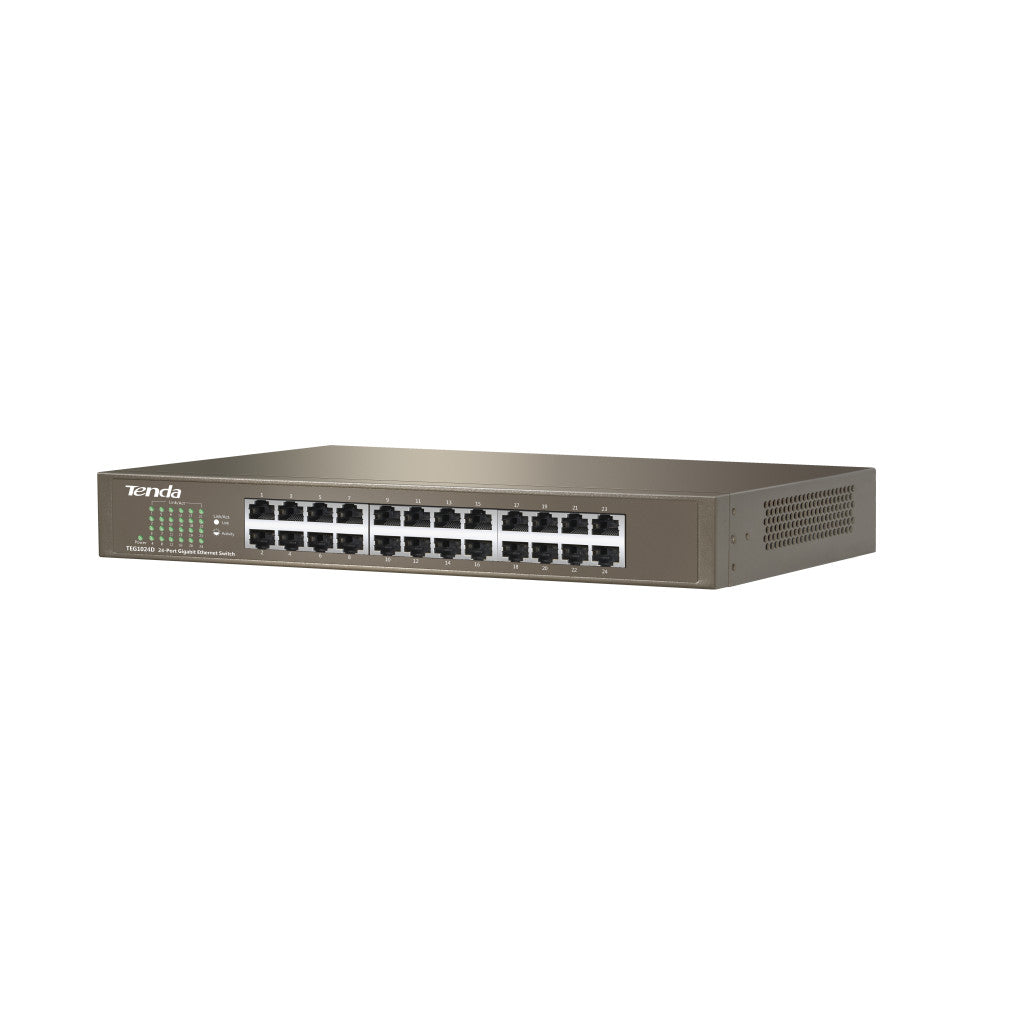 STIKALO 24-PORT Tenda 100/1000 Rack (TEG1024D)