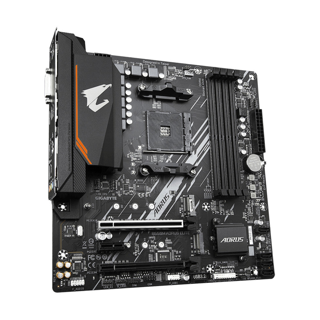 Osnovna plošča AM4 GigaByte B550M AORUS ELITE microATX DVI-D HDMI