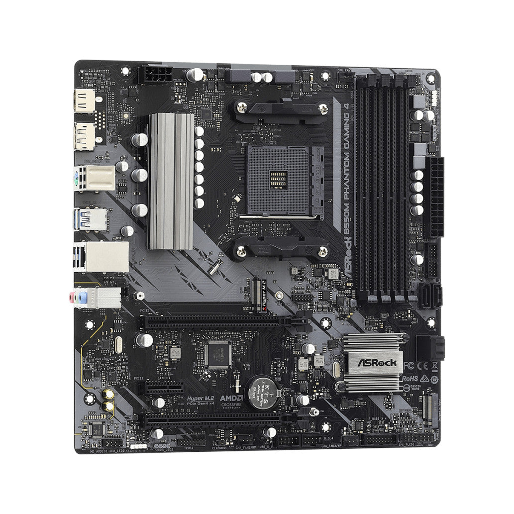 Osnovna plošča AM4 Asrock B550M Phantom Gaming 4 microATX 1xHDMI 1xDisplayPort