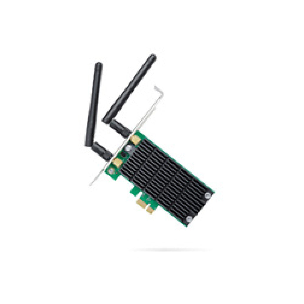 Brezžični mrežni adapter PCIe TP-Link WiFi5 802.11ac AC1200 867Mbit/s Dualband 2x antena (ARCHER T4E)