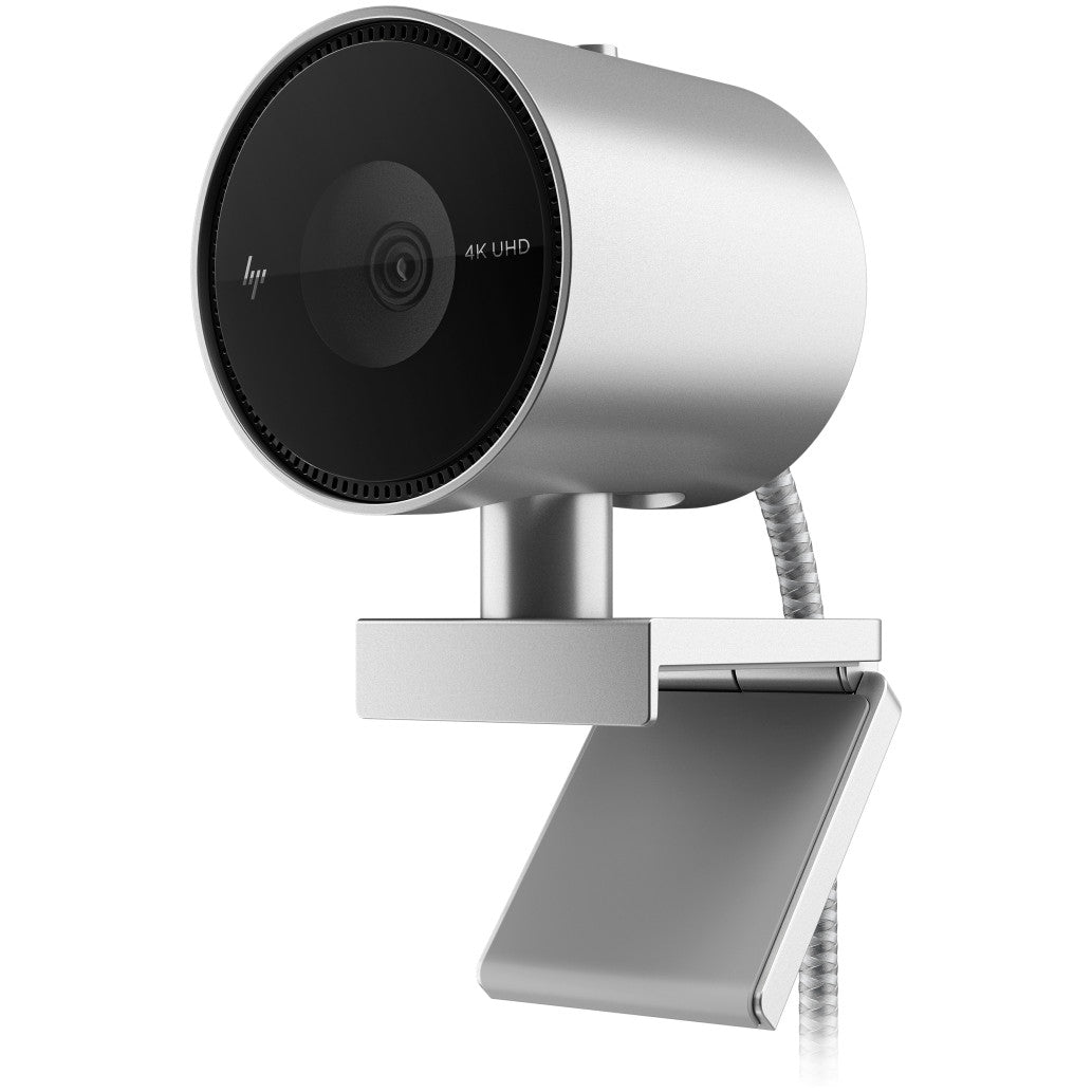 Spletna kamera HP HP 950 13MP 4K UHD 30FPS 102,7° USB srebrna AI autofokus pokrov za lečo (4C9Q2AA#ABB)