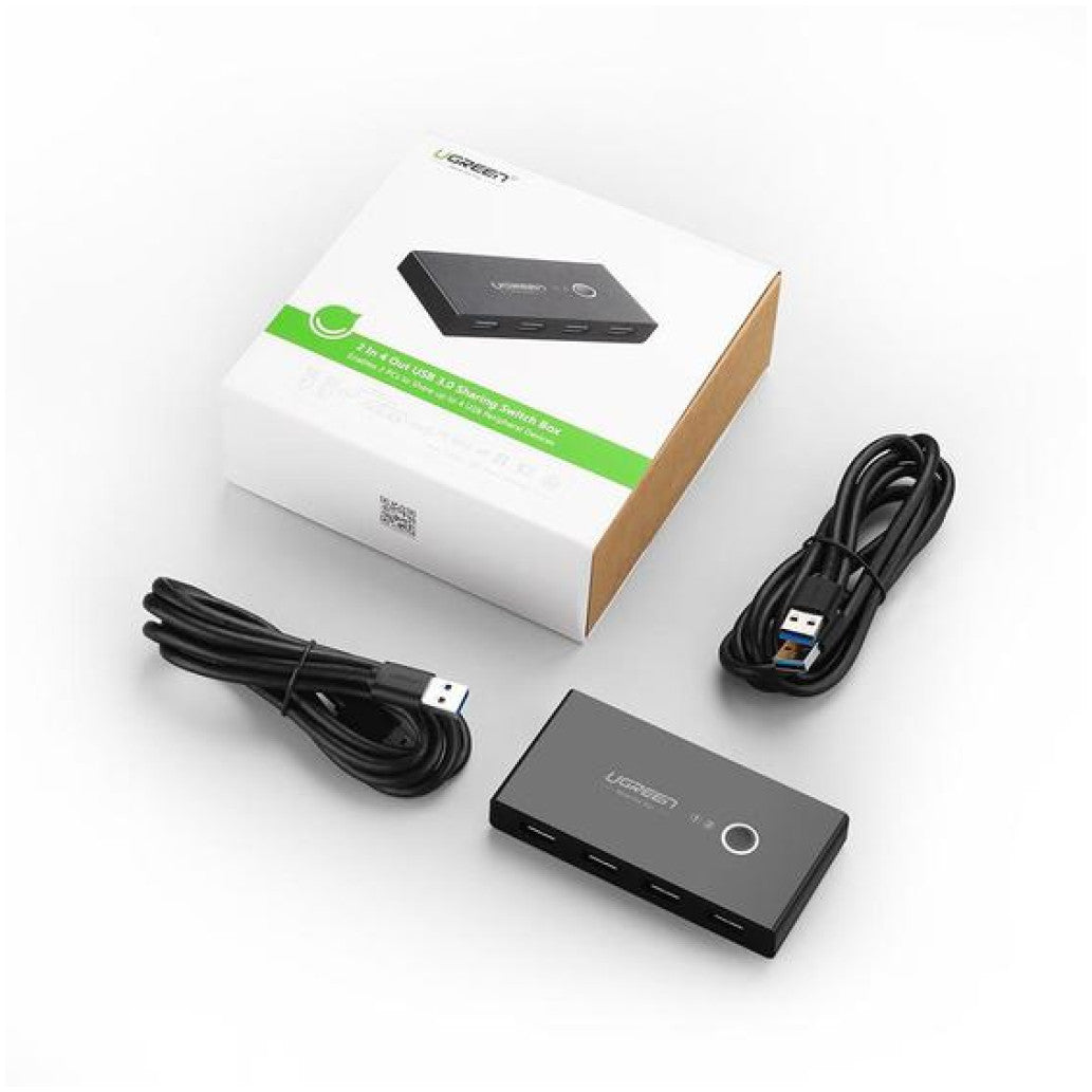 Stikalo KVM Ugreen 2xPC  4xUSB 3.0 (30768)