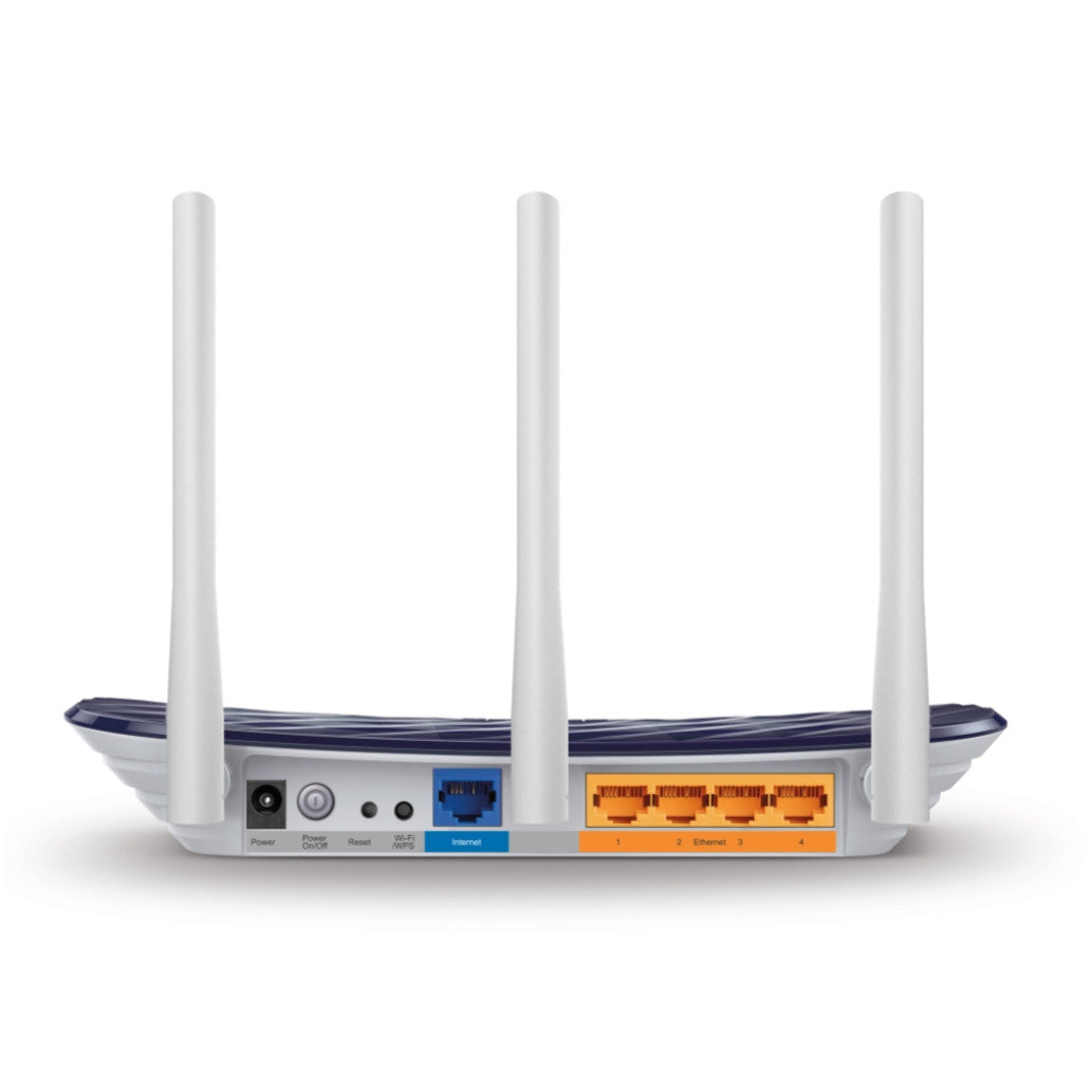 Usmerjevalnik brezžični TP-Link ARCHER C20 WiFi5 802.11ac AC750 733Mbit/s dualband 4xLAN 3x antena (ARCHER C20 V4)