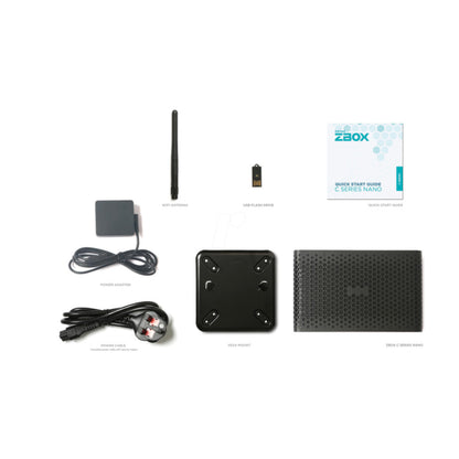 Računalnik BB Zotac ZBOX CI669 Nano i7-1355U 2xSO-DIMM DDR5 1xSATA 1xM.2 Dual Lan WiFi 6 BT 5.2 4xUSB 3.1 1xUSB 2.0 Intel Iris Xe Graphics