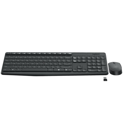 Tipkovnica in miš Logitech brezžična desktop MK235 SLO črna (920-008031)