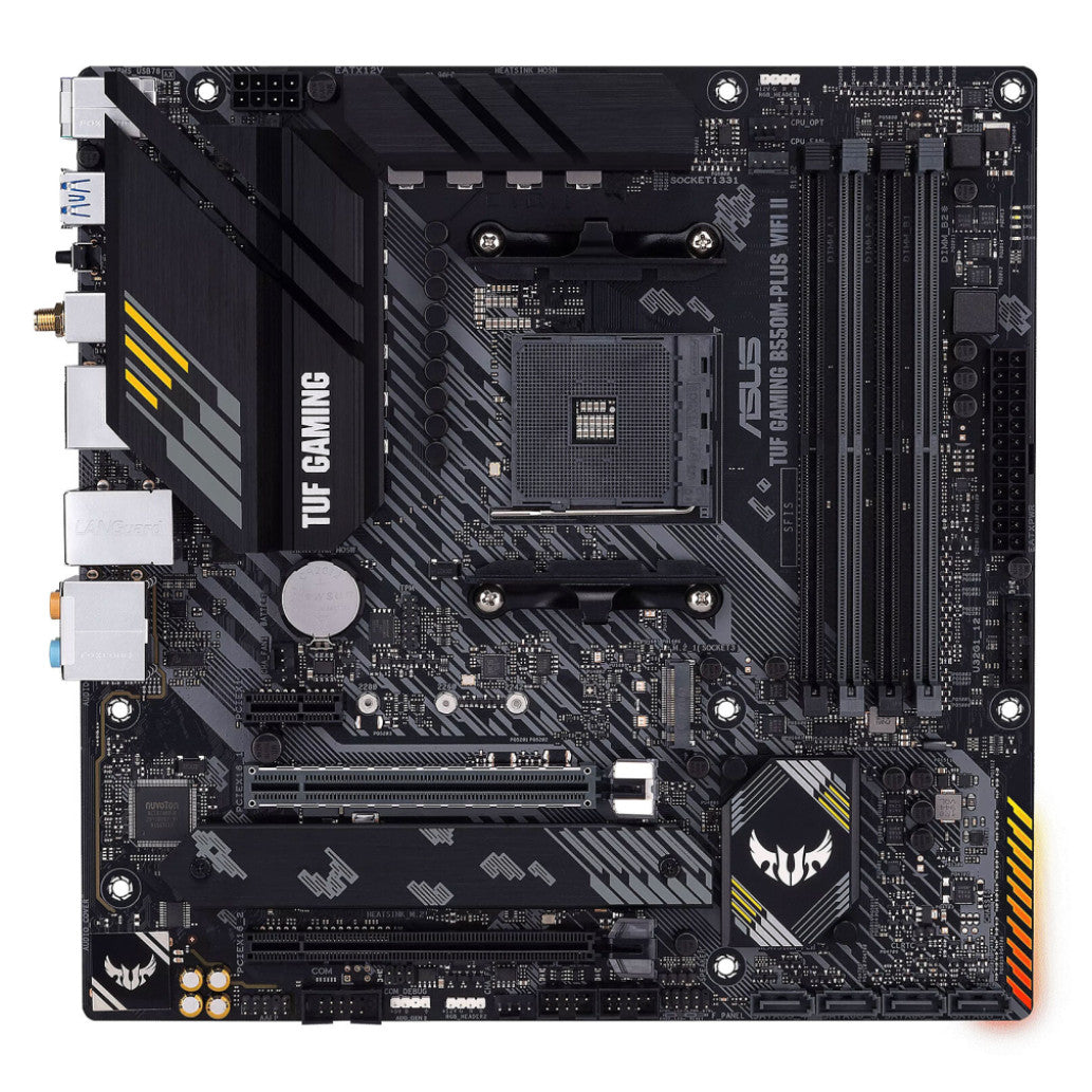 Osnovna plošča AM4 Asus TUF GAMING B550M-PLUS WIFI II  microATX 1xHDMI 2.1 1xDisplayPort 1.4