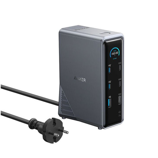 Priklopna postaja USB-C/A => Anker Prime 2x HDMI USB3.2 3xUSB2.0 2xUSB-C-Out USB2.0 3xUSB-C 100W 1xLAN 1x3,5mm (A83B63A1)