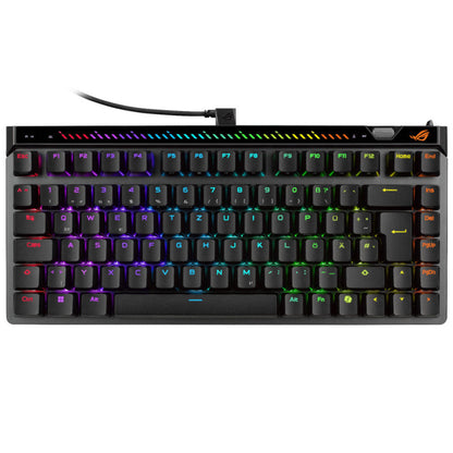 Gaming Tipkovnica Žična Asus ROG Falchion Ace 75 HE DE | črna RGB (magnetna stikala V2X) (90MP047H-BKDA20)