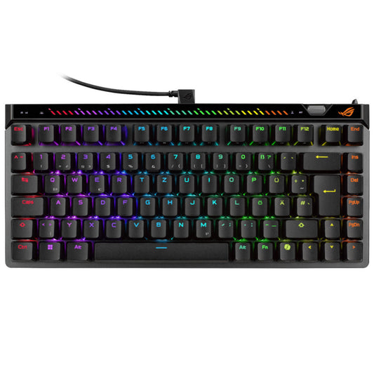 Gaming Tipkovnica Žična Asus ROG Falchion Ace 75 HE DE | črna RGB (magnetna stikala V2X) (90MP047H-BKDA20)