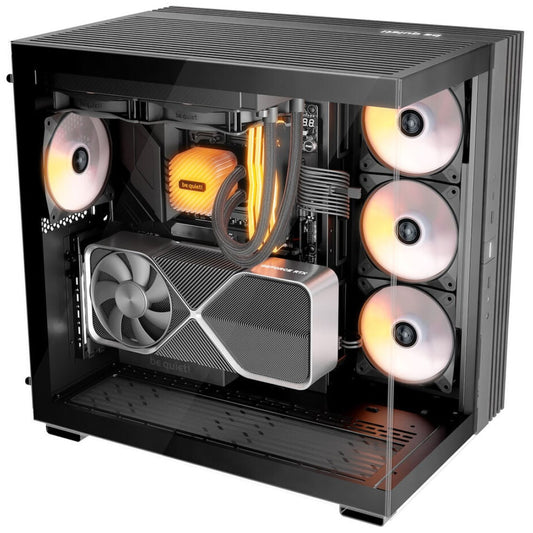 Ohišje Bequiet Light Base 600 LX MidiATX - črna RGB