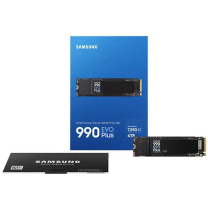 Disk SSD M.2 NVMe PCIe 5.0 4TB Samsung 990 EVO Plus 2280 7250/6300MB/s (MZ-V9S4T0BW)