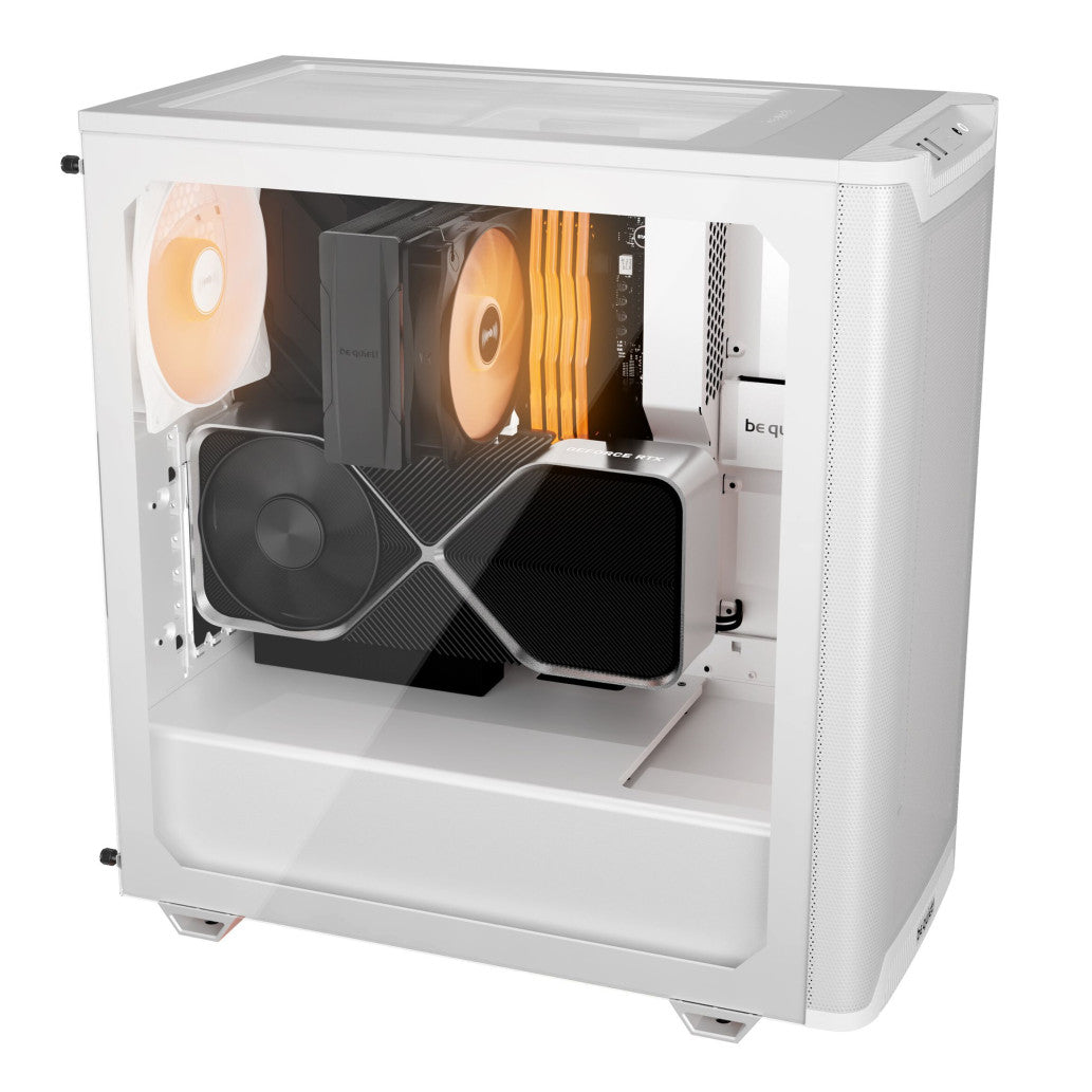 Ohišje be quiet! Pure Base 501 LX MidiATX - bela RGB