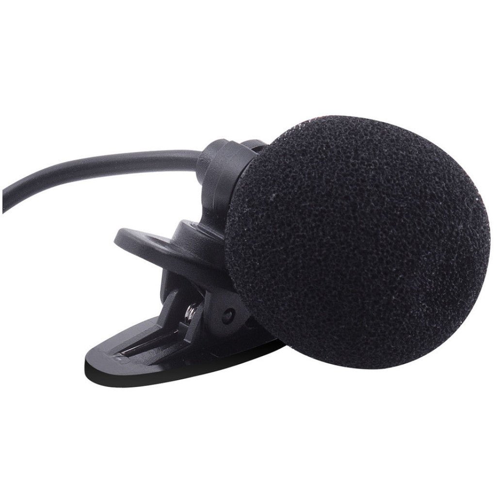 Brezžični naglavni mikrofon s sprejemnikom TREVI EM408 6,3mm UHF 677MHz domet do 20m črn