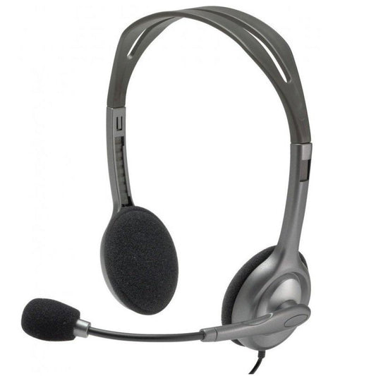 Slušalke Logitech 3.5 H111 stereo z mikrofonom (981-000593)