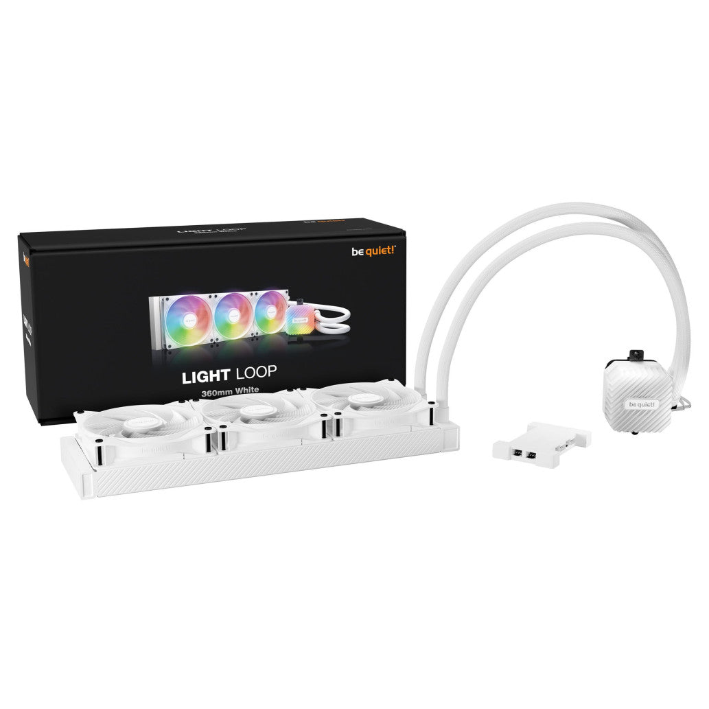 Vodno hlajenje be quiet! Light Loop AIO - 360mm ARGB bela (BW023)