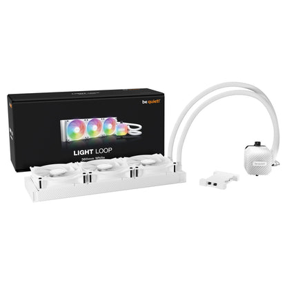 Vodno hlajenje be quiet! Light Loop AIO - 360mm ARGB bela (BW023)