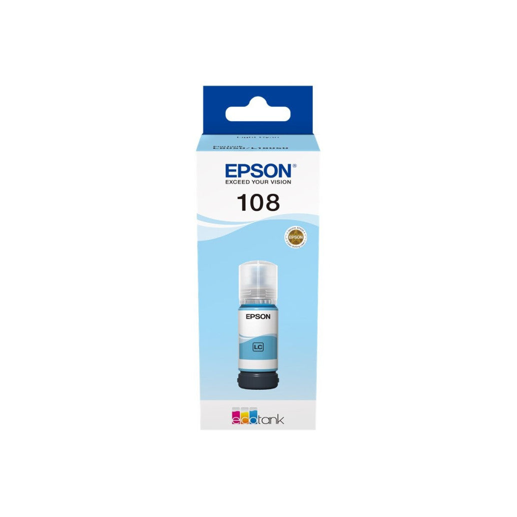 ČRNILO EPSON LIGHT CYAN 108 STEKLENIČKA ZA L8050 tiskalnik