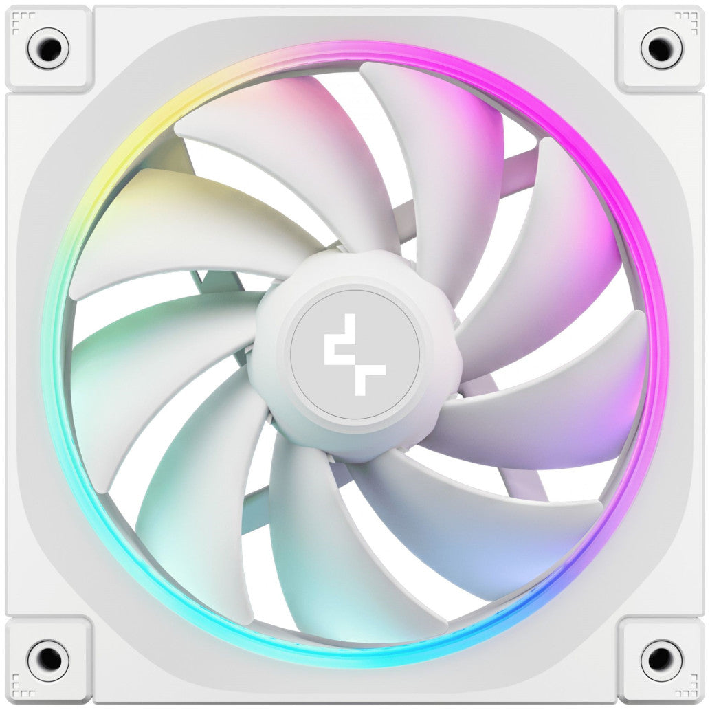 Ventilator Deepcool FL12 120mm bela RGB