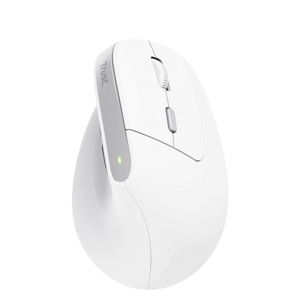Miš brezžična ergonomska Trust Bayo II 2400DPI 6 gumbov bela (25398)