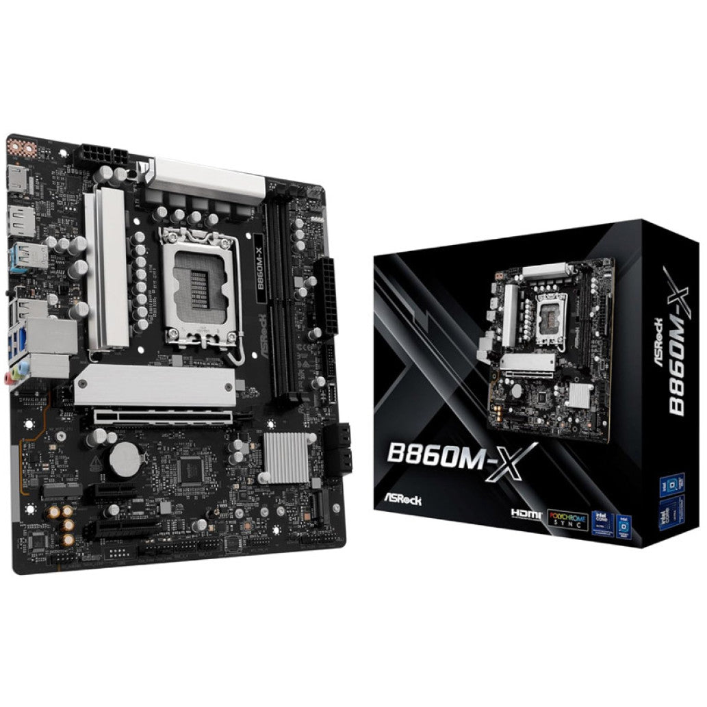 ASROCK B860M-X LGA1851 mATX osnovna plošča 2,5G-LAN