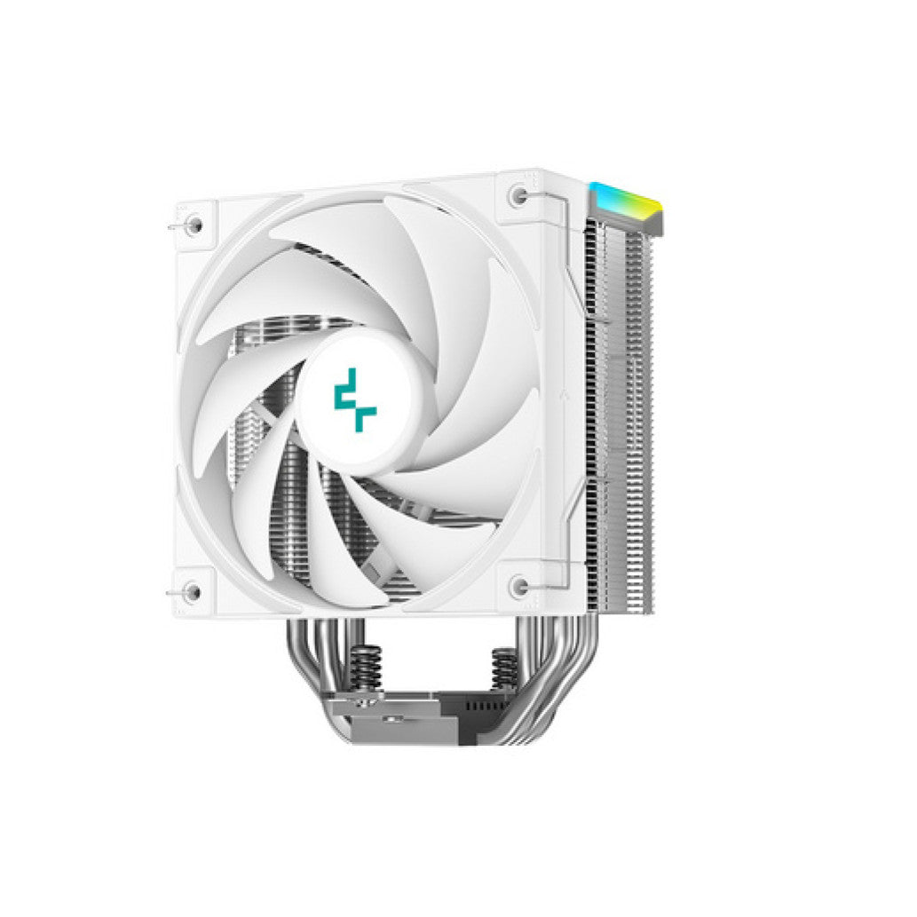 Zračni hladilnik DeepCool AK400 Digital - 120mm 28 dB 157mm ARGB bela (R-AK400-WHADMN-GJD)