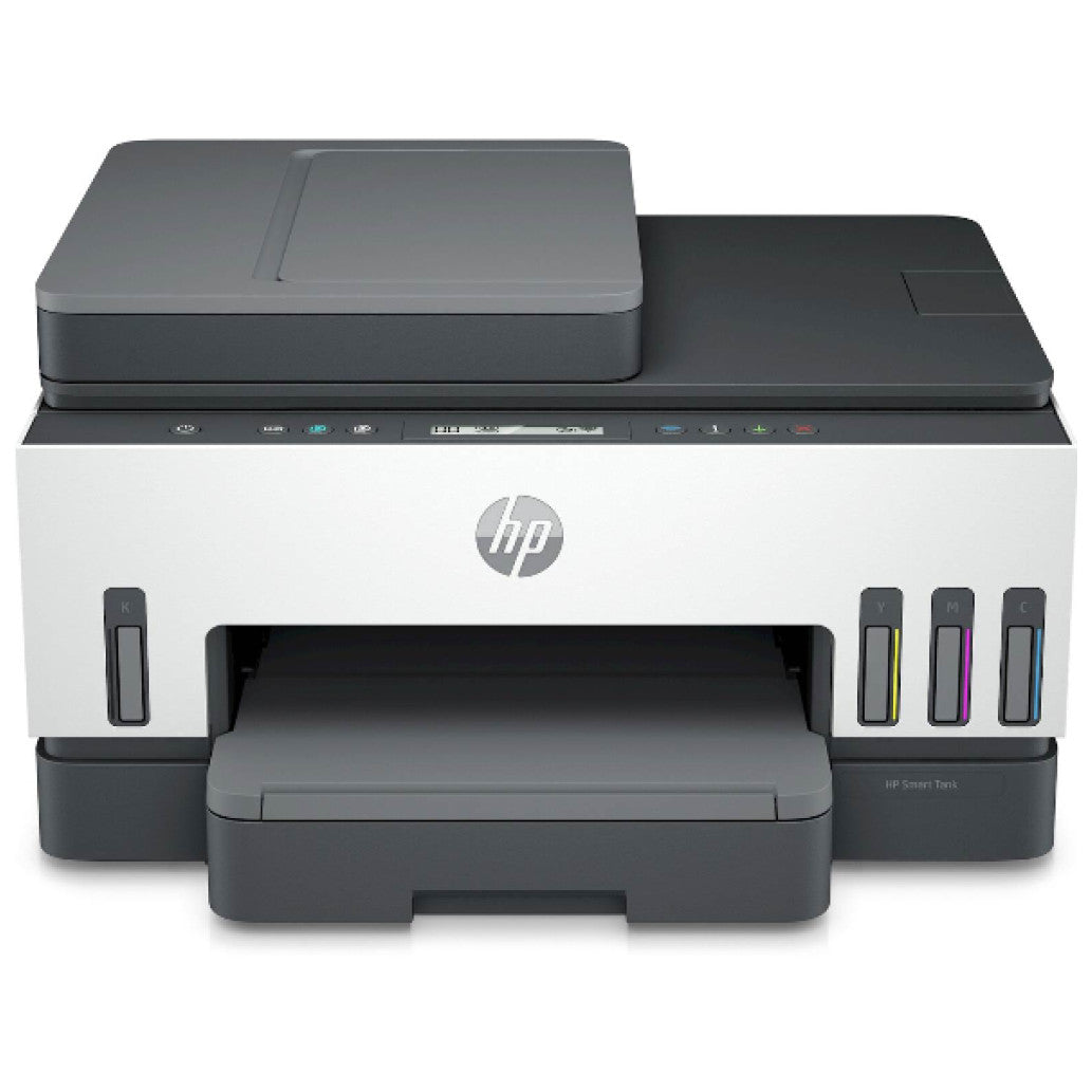 Tiskalnik multifunkcijski brizgalni barvni HP Smart Tank 750 A4 duplex tisk enostransko skeniranje USB LAN WiFi 15ppm Cashback 1.8.2025-31.10.2026 - 40€ (6UU47A#670)
