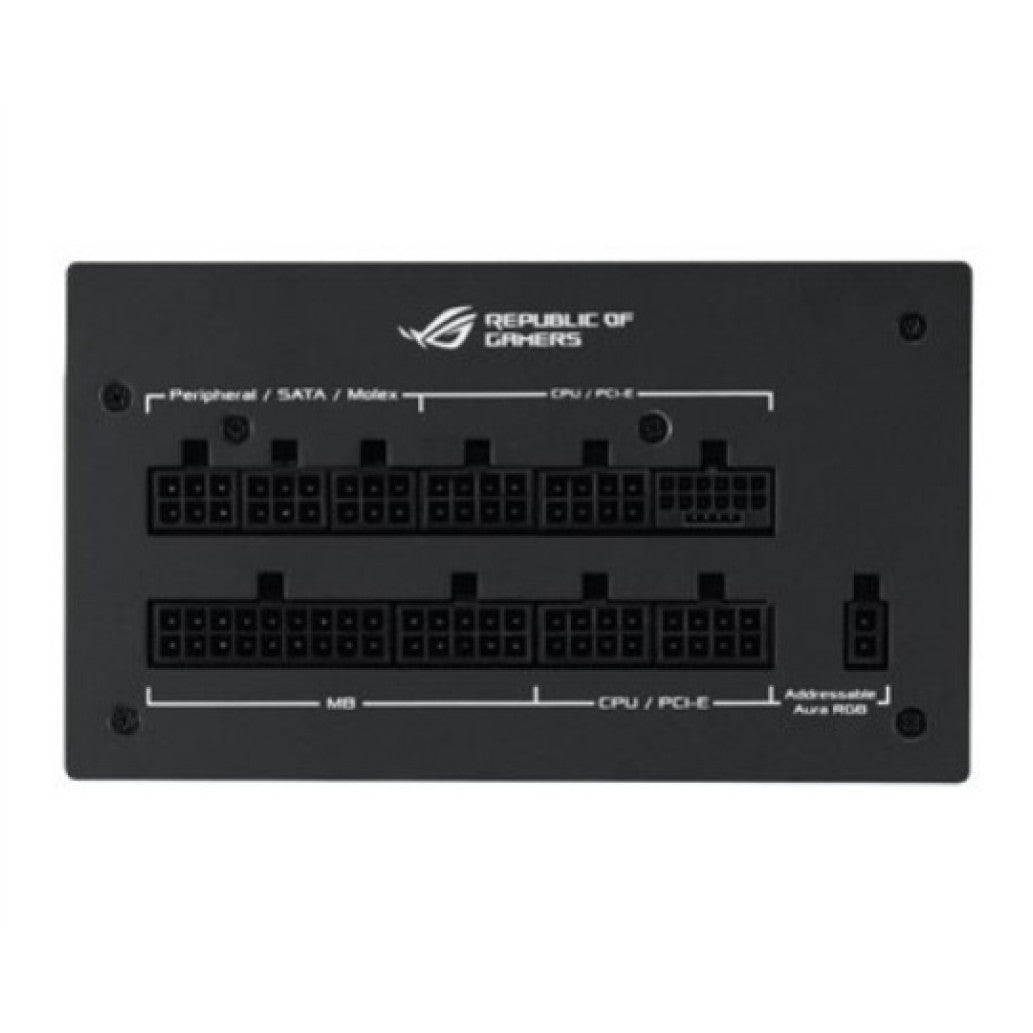 Napajalnik - 1000W Asus ROG STRIX Aura Edition 80Plus Gold 91,5% ATX 12V Modular RGB črna (90YE00P1-B0NA00)