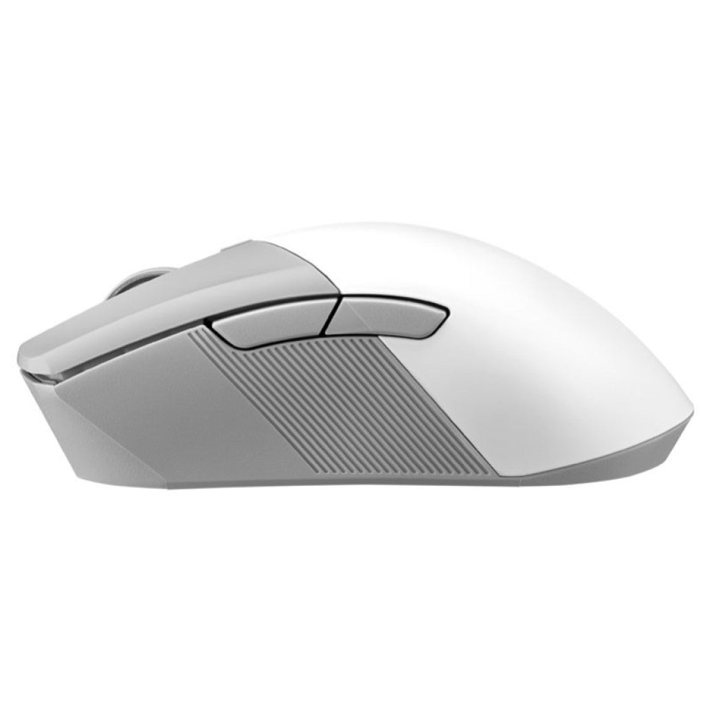 Miš Asus brezžična ROG Gladius III AimPoint optična gaming 36000DPI RGB bela (90MP02Y0-BMUA10)