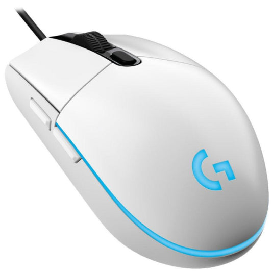 Gaming miška Žična Logitech G102 LightSync, bela (910-005824)