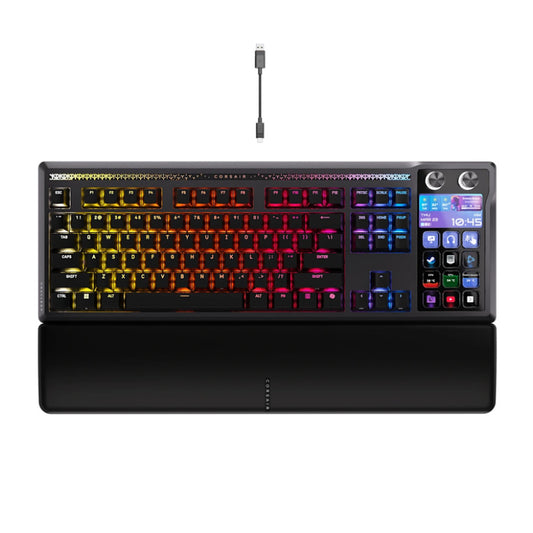 Gaming Tipkovnica Žična Corsair Galleon 100 SD US | črna RGB (Stream Deck-Integrated) (CH-912A31I-NA)