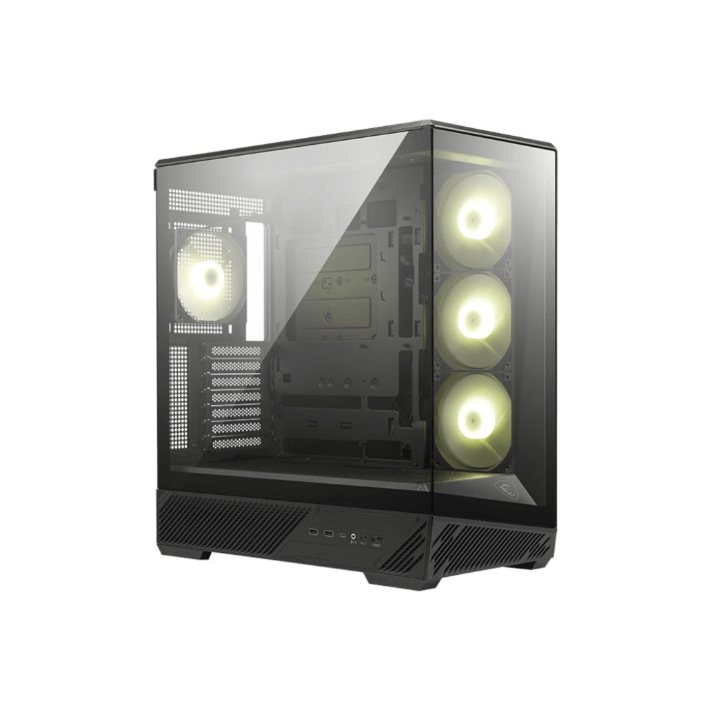 Ohišje MSI MAG Pano 130R PZ microATX - črna RGB