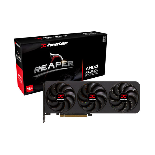 Grafična kartica AMD RX 9070 GRE PowerColor Reaper - 12GB GDDR6  | 1xHDMI 2.1b 3xDisplayport 2.1a (RX9070GRE 12G-A)